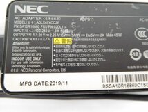 NEC　純正ACアダプター■ADLX45YCC2E■PC-VP-BP130■20V　2.25A■Type-C ■②_画像4