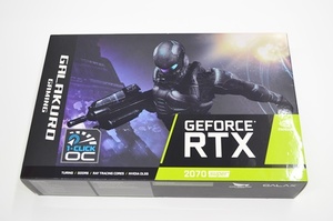 良品 玄人志向 NVIDIA GeForce RTX 2070 SUPER 搭載 グラフィックボード 8GB GALAKURO GG-RTX2070SP-E8GB/DF