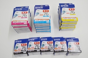 未使用 EPSON エプソン 純正インク ICBK76×5 ICM76×5 ICY76×5 ICC76×5 合計20個 セット