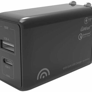 [Wiredix] 急速充電器 PD 充電器 65w ガリウム 小型 USB-C GaN QC3.0 充電器 Macbook Nintendo Switch iPhone ノートPC (am_4145-00)の画像1