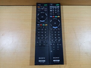 SONY　テレビ　リモコン　RMF-JD010 ./ RM-JD018 ２台セット
