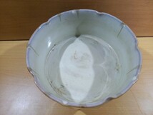 ⑤　花器　陶器　彫り在銘　骨董品　古道具_画像3