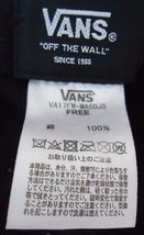 VANS 刺繍BOXロゴ CAP_画像4