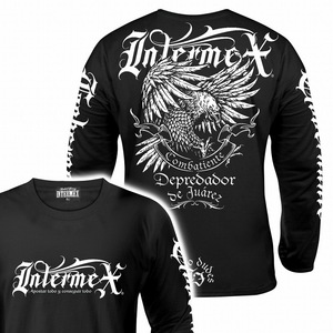 長袖 Tシャツ ロンT 服 INTERMEX 鷹 鷲 itm-060 黒白 ギャング バイカー チカーノ メンズ ファッション ヤクザ ヤンキー オラオラ 派手