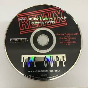 裸56 HIPHOP,R&B ICE CUBE - YOU KNOW HOW WE DO IT REMIX INST,シングル CD 中古品