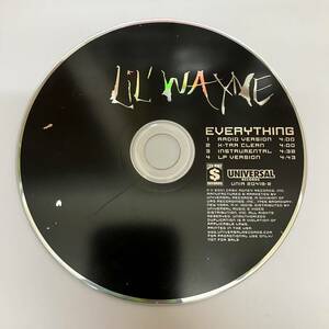 裸20 HIPHOP,R&B LIL' WAYNE - EVERYTHING INST,シングル CD 中古品