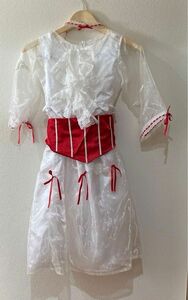 コスチューム　仮装　メリーポピンズ　ドレス　一式　140cm used