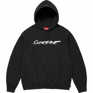【M】新品 24SS Supreme シュプリーム Futura Hooded Sweatshirt フューチュラフーデッドスウェットシャツ Black ブラック 黒 パーカ