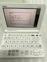 ●CASIO　カシオ　電子辞書　XD-G4800WE　元箱　取り扱い説明書あり　使用感少な目　中古　レターパックプラス発送可(u240418_8)_画像2