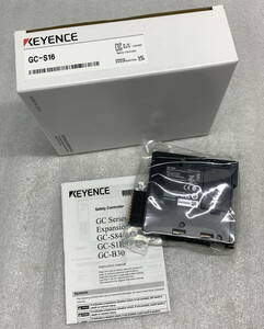 ◇ KEYENCE 安全入力ユニット [ GC-S16 ] 【箱開封済み/保管品】 セーフティユニット キーエンス / 未使用(S240419_4)