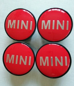 BMW MINI ミニクーパー センターキャップ Ｒ系 レッド 54mm　４個