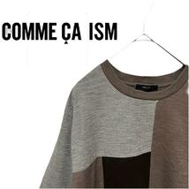 美品　COMME CA ISM Tシャツ　半袖　メンズ デザインシャツ_画像1