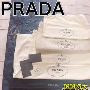 H2044 PRADA プラダ　超特大　カード　保存袋　袋　収納　まとめ　バッグ