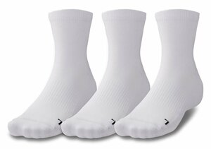 1333050-UNDER ARMOUR/メンズ UAクオーターソックス バスケソックス 3足セット 靴下 バスケッ