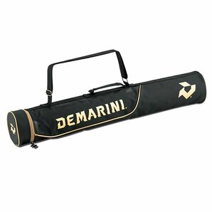 1563814-DeMARINI/バットケース 2本入れ ブラック×ゴールド L92×W14cm/Fの画像1