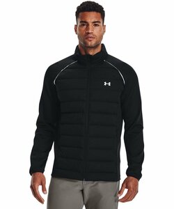 1258013-UNDER ARMOUR/メンズ UAストレッチ ダウン ハイブリッド ジャケット ゴルフウェア/M