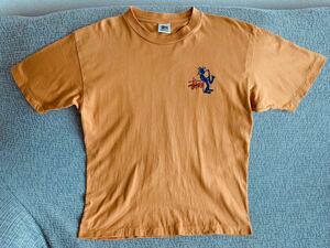ステューシー /MADE IN USA〓ジャズマン ／オールドステューシー 90年代　シャドーマン　Tシャツ　オレンジ　美品　Lサイズ