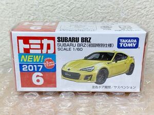 トミカ　赤箱6 SUBARU BRZ（初回特別仕様）〓スバル　BRZ 未開封