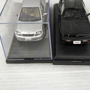 HH351-240424-069【中古】アシェット 国産名車 コレクション 1/43 三菱 スタリオン GSR-VR トヨタ カローラランクス ミニカー 2個セットの画像1