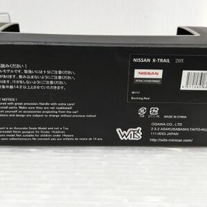 HH349-240424-069【中古】1/43 ウィッツ WIT’S 日産 NISSAN エクストレイル X-TRAIL 20X ミニカー バーニングレッドの画像9