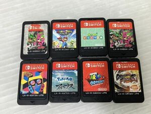 HS175-240424-037[ Junk ] Nintendo switch soft summarize 8 pcs set Nintendo Switch operation not yet verification s pra toe n other 