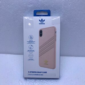 未使用　アディダス　iPhoneケース adidas iPhone Xs Max 6.5インチ？　ピンク系　スマホカバー　訳あり品