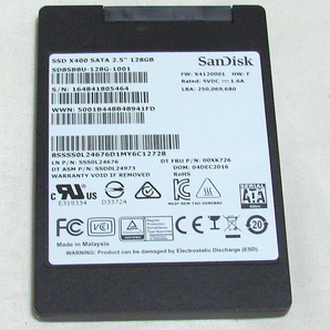 SANDISK X400 SD8SB8U-128G-1001 120GB 2.5インチ内蔵用SSDの画像1