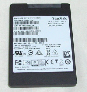 SANDISK X400 SD8SB8U-128G-1001 120GB 2.5インチ内蔵用SSD