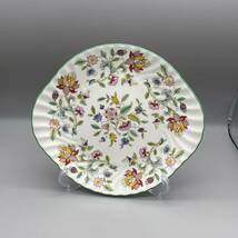 レア【送料無料】ROYAL DOULTON/ロイヤルドルトン/MINTON/正規品/新品未使用/ハンドホール/プレート/1枚/B&Bトレー(739)_画像2