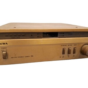 21021 AIWA/アイワ/2点セット/INTEGRATED AMPLIFIER A3/チューナー R5/オーディオ/音響機器/コレクター収集/当時物の画像6