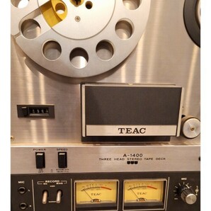 21305 TEAC/ティアック/A-1400/1974年頃/オープンリールデッキ/テープデッキ/家電/当時物/オーディオ/音響機器/コレクター収集の画像3