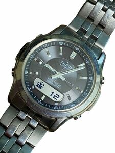 21217 CASIO カシオ ソーラー メンズ腕時計 LINEAGE リニエージ LCW-100T ウェーブセプター アナデジ チタン/N31810-1300-3 ジャンク