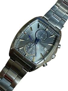21124 セイコー SEIKO ワイアード WIRED クロノグラフ スモセコ メンズ腕時計 グレー 人気モデル V176-0AD0 クォーツ ジャンク