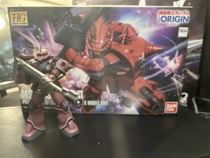 Art hand Auction [المنتج المطلي/النهائي] 1/144 HG MS-06S Char's Zaku II, لعبة, لعبة, نماذج بلاستيكية, آحرون