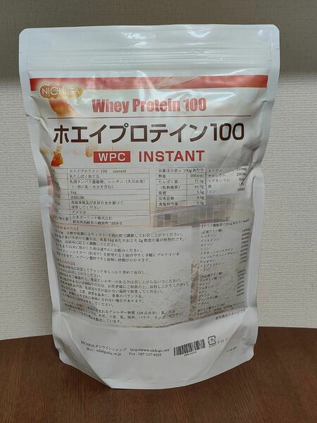 ニチガ NICHIGA ホエイプロテイン100 WPC インスタント 1kg