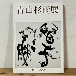 アヲ☆0405[青山杉雨展 1994・1995] ※正誤表付き 書道 図録 1994年