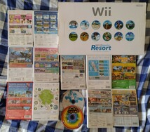 Wii Sports Resort 本体セット一式 ソフトリモコンプラス 毛糸のカービィ Wiiパーティー スーパーマリオブラザーズ モンハン他_画像2