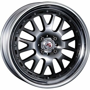 RS WP MAXI MONOBLOCK 16インチ 6.0J +45 4-100 スモーククリア/ポリッシュリップ 4本セット クリムソン RS WP MAXI モノブロック CRIMSON