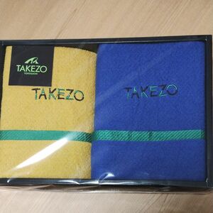 TAKEZO フェイスタオル 2枚 セット