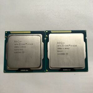 Intel Core i3- 3220 SR0RG 3.30GHz 2個セットの画像1