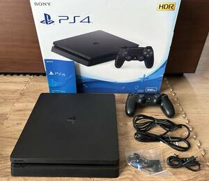 ☆FD030【中古品】 PlayStation4 SONY CUH-2200A B01　ジェットブラック 500GB