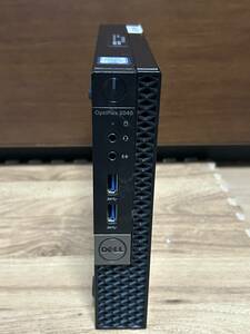 ☆FD026【中古現状品】 デスクトップパソコン 本体のみ DELL OptiPlex3040 (Core i5-6500T 2.50GHz/4GB/HDD500GB/DVD/Windows10) 