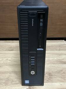 ☆FD032【中古現状品】デスクトップパソコン 本体のみ HP EliteDesk 800 G2 SFF (Core i5-6500 3.2GHz/4GB/HDD500GB/DVD/Win10)