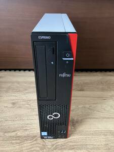 ☆FD037【中古現状品】デスクトップパソコン 本体のみ 富士通 ESPRIMO D587/RX FMVD26051P (Core i5-6500 3.2GHz/4GB/HDD500GB/DVD/Win10)