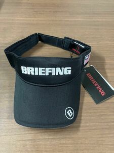 【新品】BRIEFING ブリーフィング ゴルフ MSベーシックバイザー メンズ フリーサイズ ブラック 値下不可