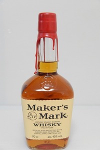 メーカーズマーク　ケンタッキー　ストレート　バーボンウイスキー　Maker's Mark KENTUCKY STRAIGHT BOURBON WHISKY