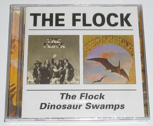 未開封◎2002年UK発売盤『The Flock / Dinosaur Swamp』後にマハヴィシュヌに参加するVln奏者Jerry Goodman在籍のプログレ69年作/70年作
