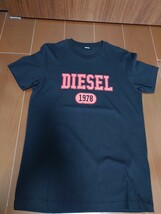 ディーゼルDIESEL正規品RFIDタグ付き　黒半袖Tシャツ　S_画像2