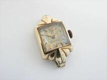 ◆◇OMEGA オメガ スクエア レディース 手巻 Cal.244 17石 14K GOLD FILLED 稼働品◇◆_画像1