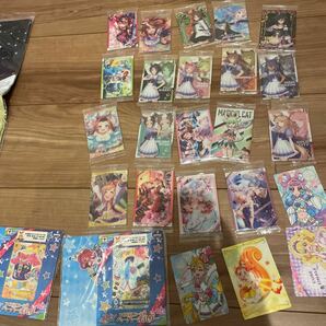 アイドルマスター ウマ娘 プリキュア アイカツ 大量 50点 以上 まとめ売り タオル マルチタオル カード シール ペーパーホルダー 新品の画像3